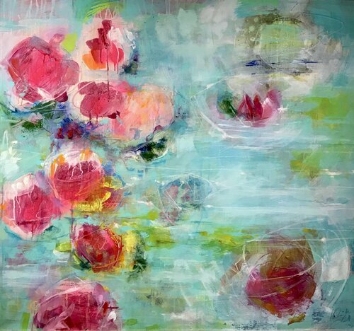 Waterlilies I Marion Doxie Delaubell