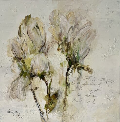 Floral things II von Marion Doxie Delaubell, Malerei kaufen auf Singulart