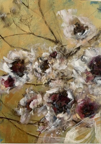 Goldene Stunde ll par Marion Doxie Delaubell, Peinture en vente sur Singulart