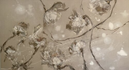 Feierlich par Marion Doxie Delaubell, Peinture en vente sur Singulart