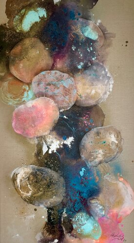 Falling-Rising par Marion Doxie Delaubell, Peinture en vente sur Singulart