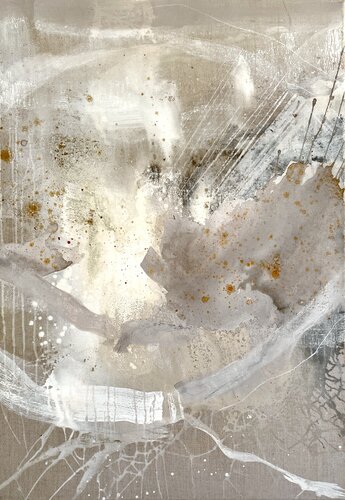 In the sands IV par Marion Doxie Delaubell, Peinture en vente sur Singulart