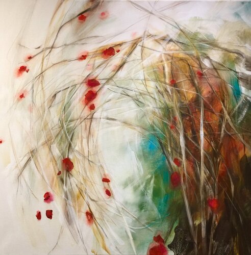 inner circles van Marion Doxie Delaubell, Schilderij te koop op Singulart