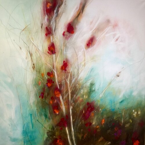 Landscape of Hope van Marion Doxie Delaubell, Schilderij te koop op Singulart