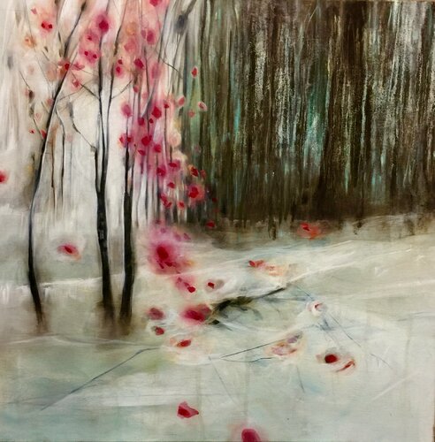 thoughts & prayers par Marion Doxie Delaubell, Peinture en vente sur Singulart
