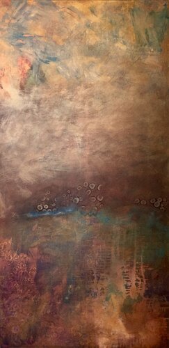 Erde I Earth & Soil par Marion Doxie Delaubell, Peinture en vente sur Singulart