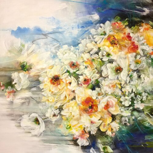 Poured Bouquet Marion Doxie Delaubell