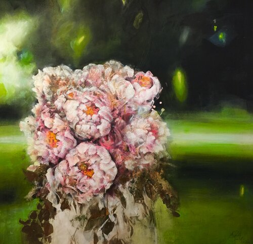 Bloom di Marion Doxie Delaubell, Pittura in vendita su Singulart