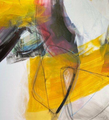 Deep Strata N°2020001 par Cheryl Johnson, Peinture en vente sur Singulart