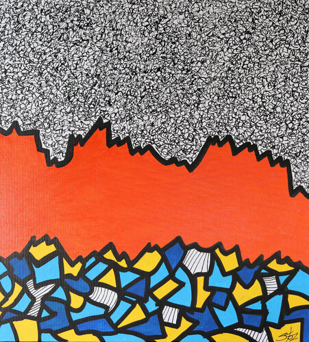 ZZ 100 di MARCO STAZZINI aka STOZ, Pittura in vendita su Singulart