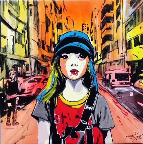 China Girl von MARCO STAZZINI aka STOZ, Malerei kaufen auf Singulart