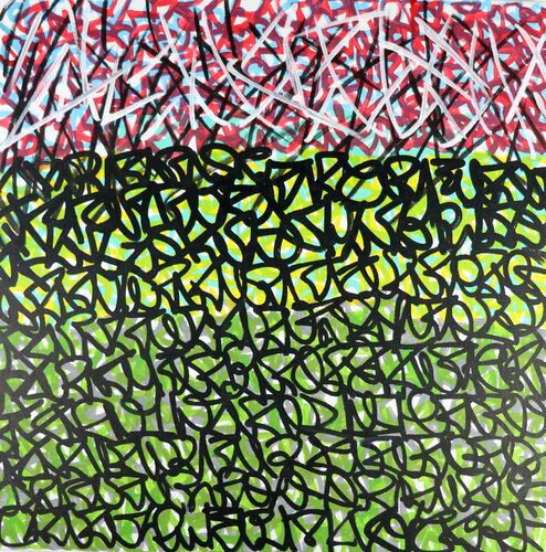 Green Intrigue di MARCO STAZZINI aka STOZ, Pittura in vendita su Singulart