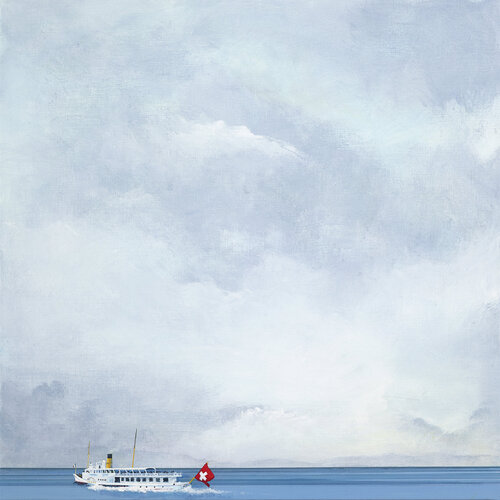 LES VAPEURS DE RHONE von Jean-Jacques Mendez, Malerei kaufen auf Singulart