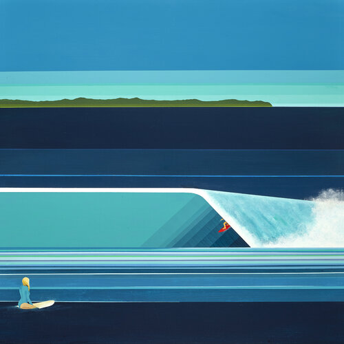 CACHE À L'EAU von Jean-Jacques Mendez, Malerei kaufen auf Singulart