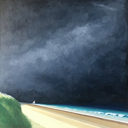Storm threatens Nungwi, Zanzibar by Jean-Jacques Mendez, 회화 for Sale on Singulart
