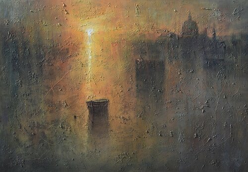 " Harbor of destroyed dreams - You're the Voice " di Ivan Grozdanovski, Pittura in vendita su Singulart