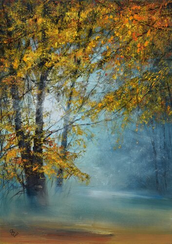 " Autumn Blueness " di Ivan Grozdanovski, Pittura in vendita su Singulart