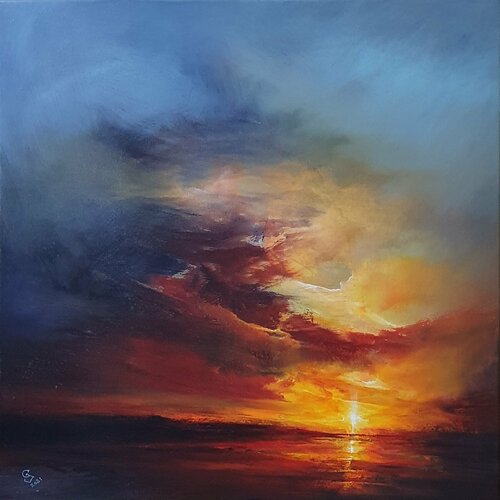 “ When you light a candle, you also cast a shadow ” di Ivan Grozdanovski, Pittura in vendita su Singulart