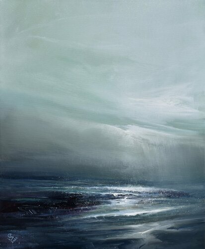 " Agartha - Calm before the Storm " di Ivan Grozdanovski, Pittura in vendita su Singulart