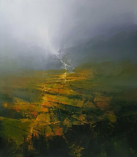 " The secret of the green valley - 4 " di Ivan Grozdanovski, Pittura in vendita su Singulart