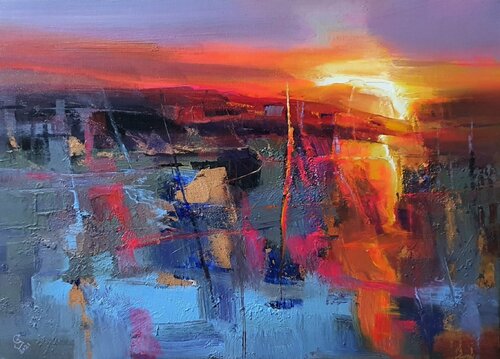 " Beyond Ultraviolet - 3 " di Ivan Grozdanovski, Pittura in vendita su Singulart