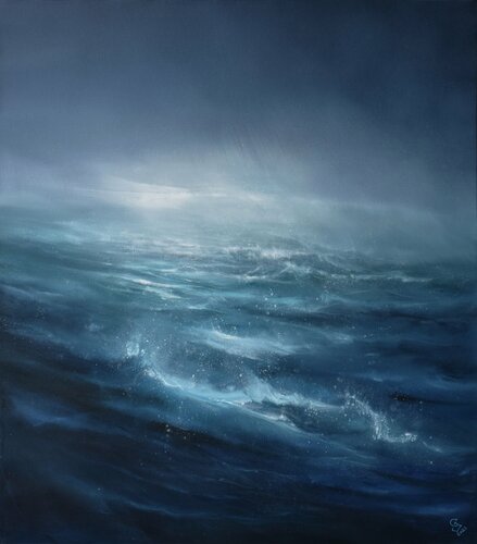 " Whitecaps " di Ivan Grozdanovski, Pittura in vendita su Singulart