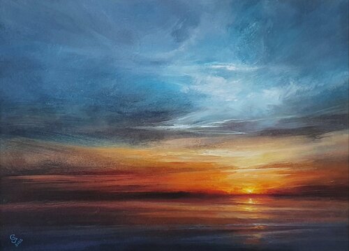 "There,....where Angels sleeping".....Painted with expressive moves.....!!!... van Ivan Grozdanovski, Schilderij te koop op Singulart