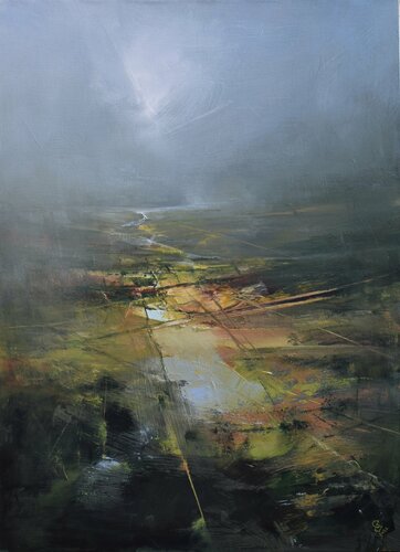 " Agartha - Ancient Crossroads " di Ivan Grozdanovski, Pittura in vendita su Singulart