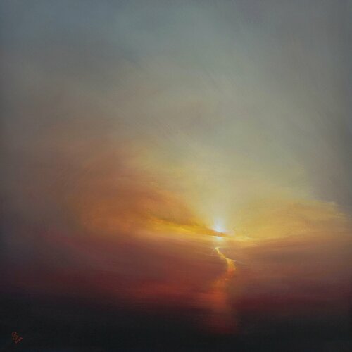 " Be like a river ... Be open ... Flow " di Ivan Grozdanovski, Pittura in vendita su Singulart