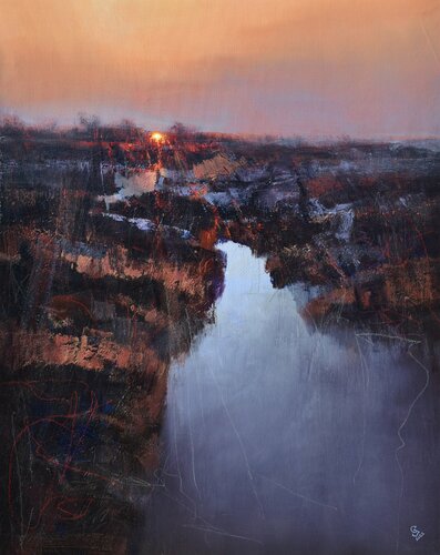 " Agartha - Twilight of the Minds " di Ivan Grozdanovski, Pittura in vendita su Singulart