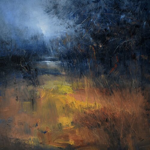 " Colors of the Night " van Ivan Grozdanovski, Schilderij te koop op Singulart