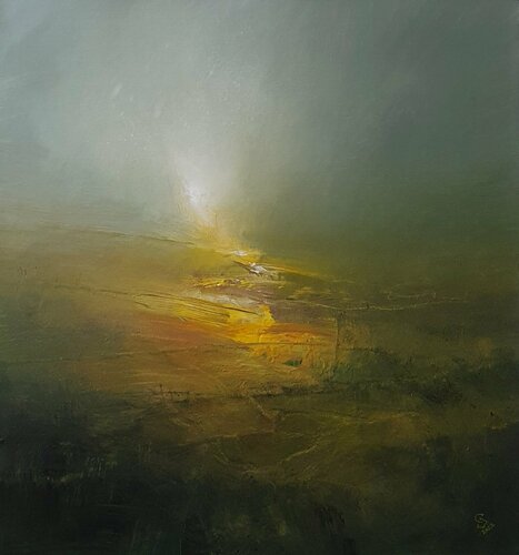 " View of misty hillside " Ivan Grozdanovski