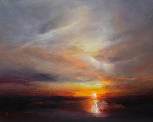 " Spirit of evening - 2 " van Ivan Grozdanovski, Schilderij te koop op Singulart