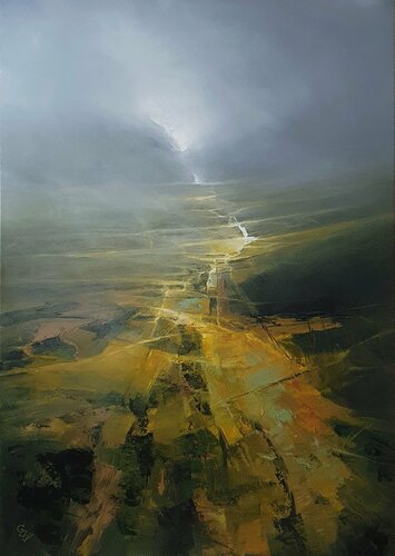 " The secret of the green valley - 4C " di Ivan Grozdanovski, Pittura in vendita su Singulart