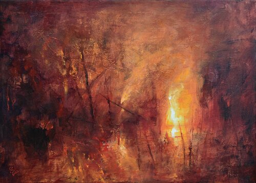 " Harbor of destroyed dreams - Midnight Fire " Ivan Grozdanovski