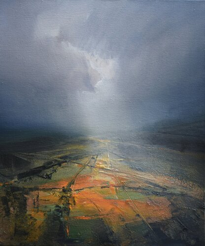 " Agartha - In the Light Beneath the Shadow 5b " van Ivan Grozdanovski, Schilderij te koop op Singulart