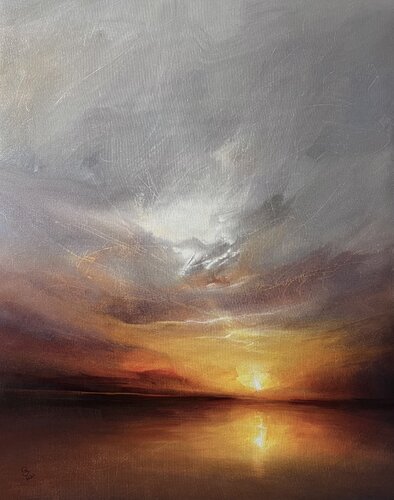 In The Calm Of The Evening 2 van Ivan Grozdanovski, Schilderij te koop op Singulart