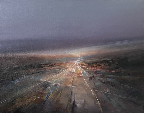 Agartha - Ancient Crossroads - 5 di Ivan Grozdanovski, Pittura in vendita su Singulart