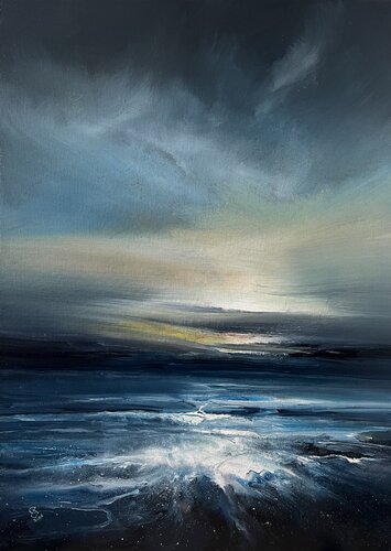 Waves of Agartha- 2 van Ivan Grozdanovski, Schilderij te koop op Singulart