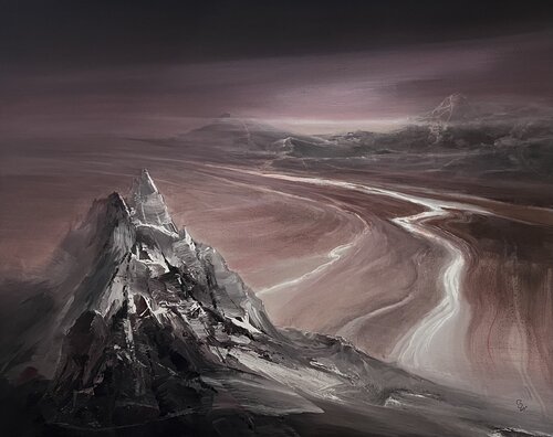 Agartha - Beyond the wasteland van Ivan Grozdanovski, Schilderij te koop op Singulart