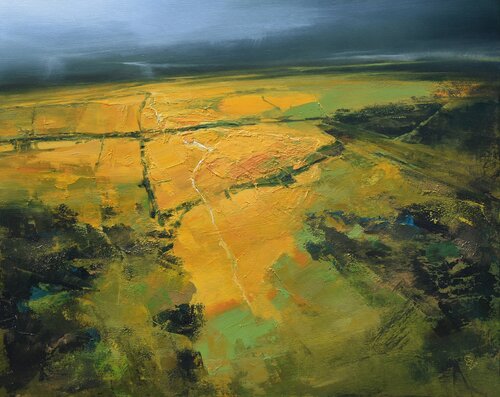 Secret of the green valley - 14b van Ivan Grozdanovski, Schilderij te koop op Singulart
