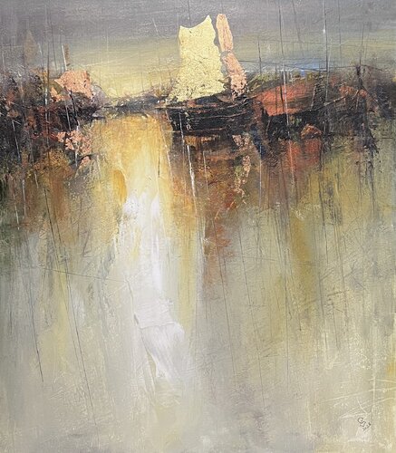 Harbor of destroyed dreams - Inside Out di Ivan Grozdanovski, Pittura in vendita su Singulart
