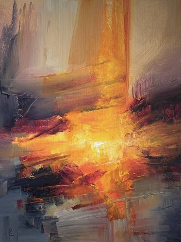 Agartha - The Core van Ivan Grozdanovski, Schilderij te koop op Singulart