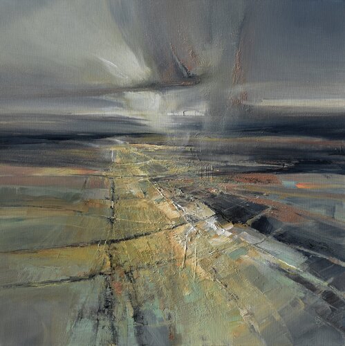 Agartha - Ancient Crossroads - 7 van Ivan Grozdanovski, Schilderij te koop op Singulart