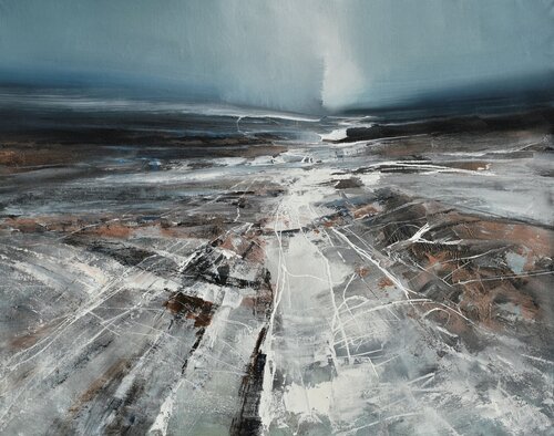 Agartha - On the path of frozen thoughts van Ivan Grozdanovski, Schilderij te koop op Singulart