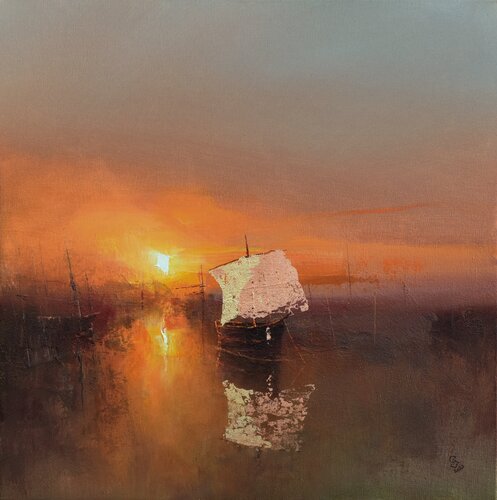 Harbor of destroyed dreams - A New Hope van Ivan Grozdanovski, Schilderij te koop op Singulart