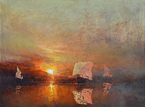 Harbor of destroyed dreams - The First Hour Rule di Ivan Grozdanovski, Pittura in vendita su Singulart