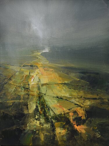 The secret of green valley -23 van Ivan Grozdanovski, Schilderij te koop op Singulart