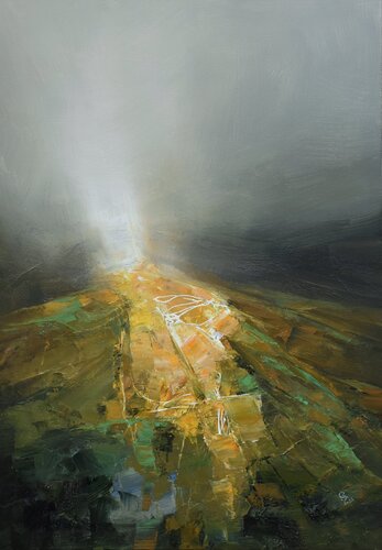 Agartha - On the path of secret light von Ivan Grozdanovski, Malerei kaufen auf Singulart