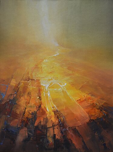 Agartha - A Dust Storm par Ivan Grozdanovski, Peinture en vente sur Singulart